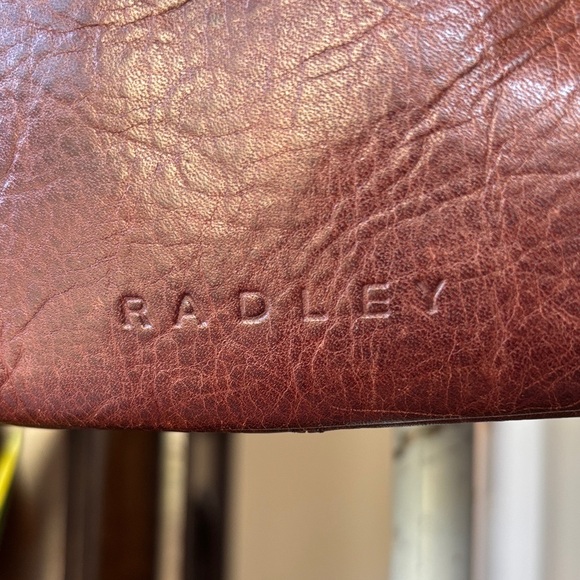 Vintage RADLEY LONDON Brown Leather Crossbody Bag - Picture 2 of 13